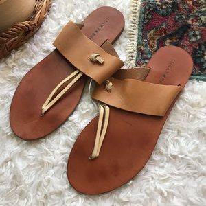 Lucky brand leather sandals